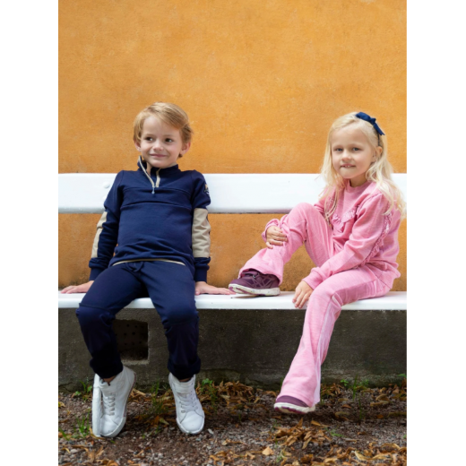 Bilde av WoolLand Moelv sweater brushed fleece boy  Sand